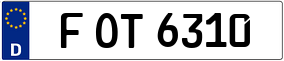 Truck License Plate